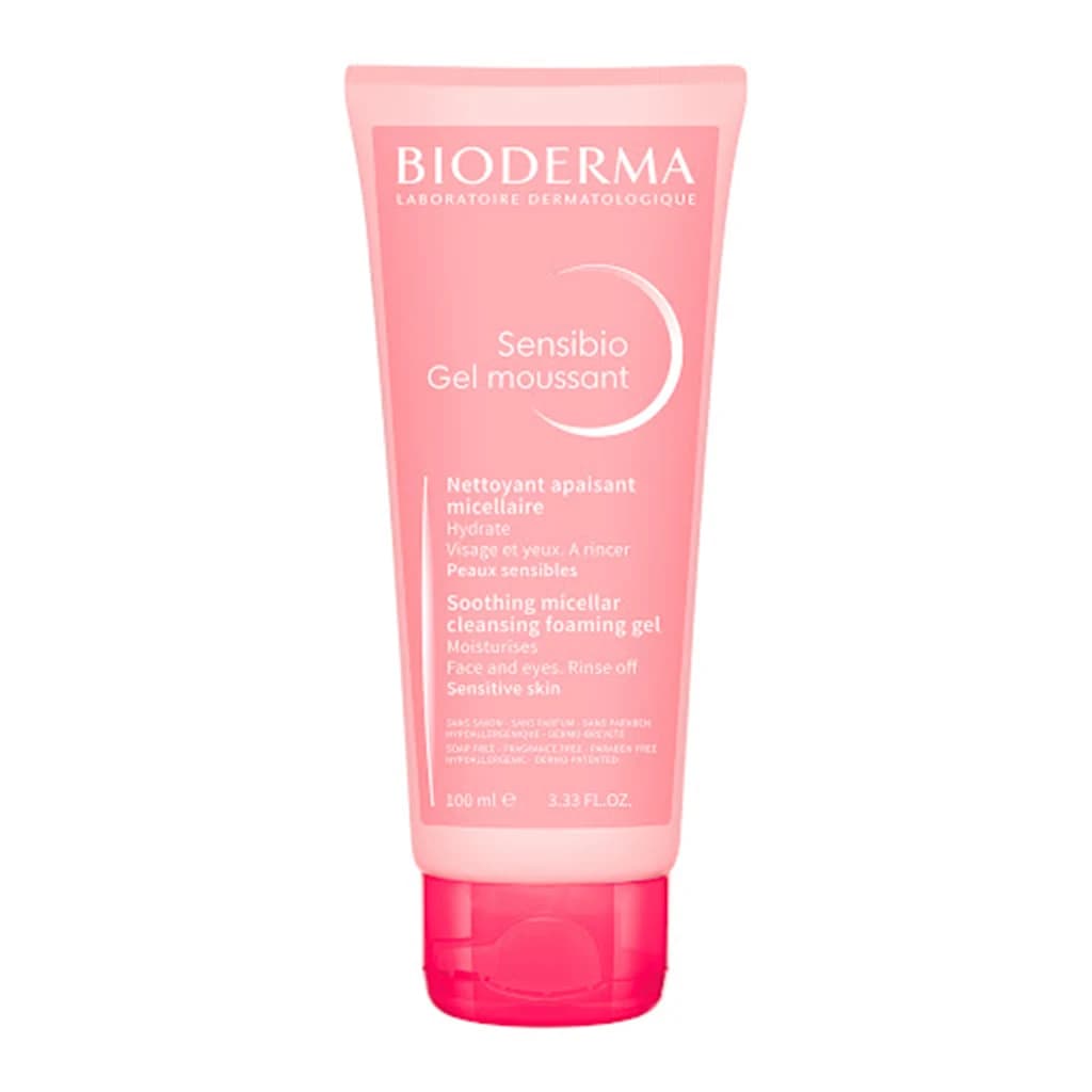 ژل شستشوی صورت بایودرما مدل Sensibio Gel Moussant مخصوص پوست خشک و حساس