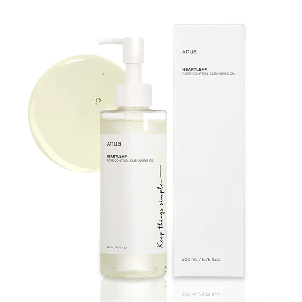 روغن پاک کننده آرایش آنوا مدل Anua Heartleaf Pore Control Cleansing Oil — تصویر ۶