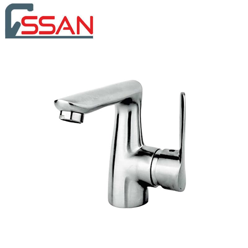 شیر روشویی مدل رابیت کروم مات راسان