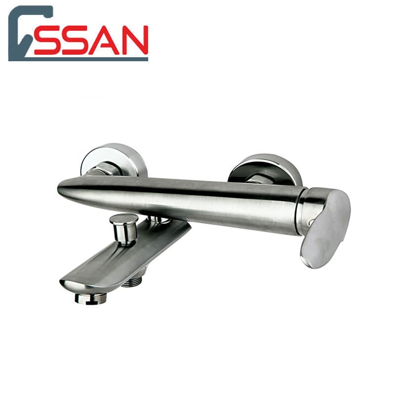 شیر حمام مدل رابیت کروم مات راسان
