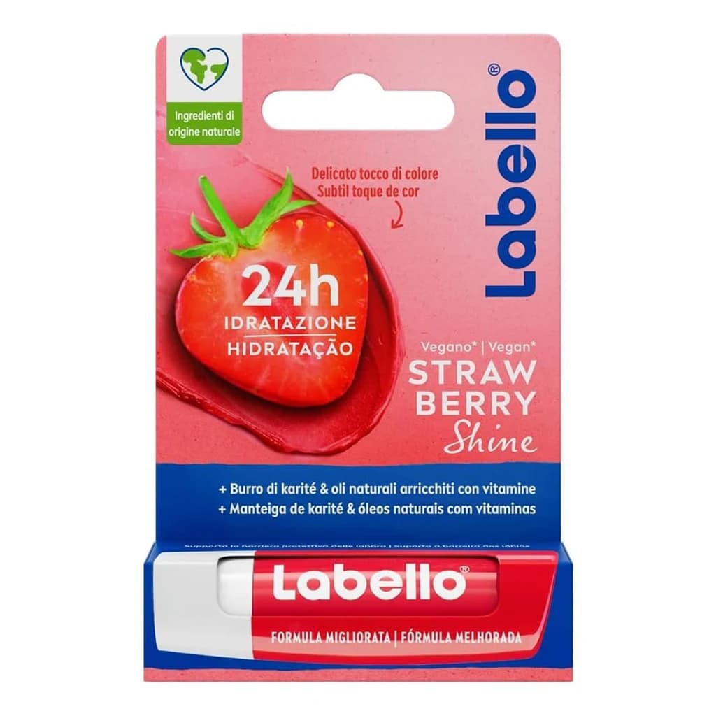 بالم لب لبلو توت فرنگی | Labello Strawberry Shine