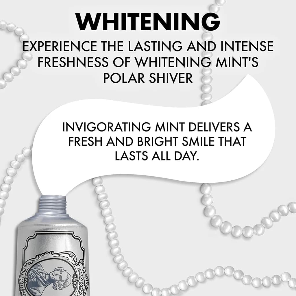 خمیر دندان سفیدکننده مارویس مدل Whitening Mint | لبخندی درخشان با طراوت نعناع — تصویر ۹