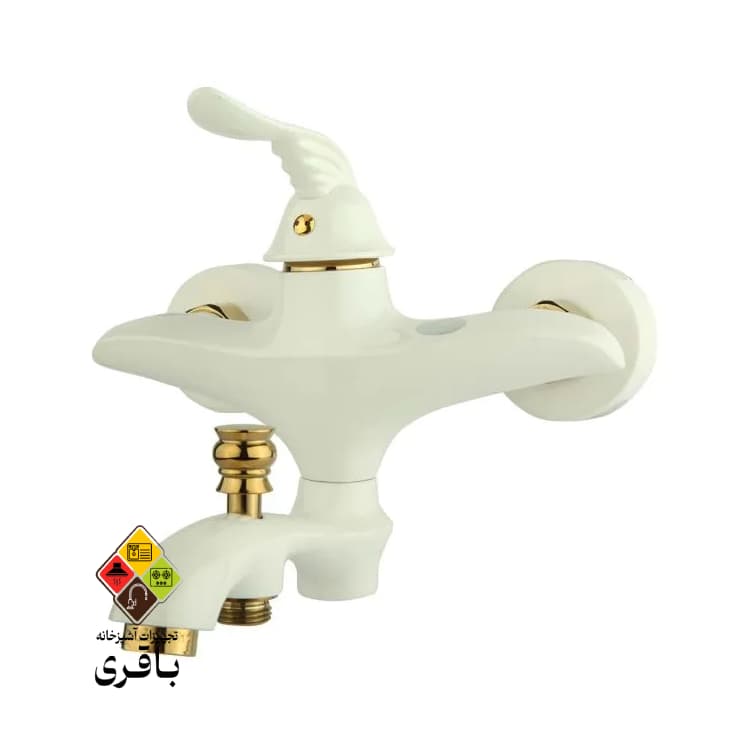 شیر حمام مدل پریمو شیری طلایی راسان — تصویر ۳