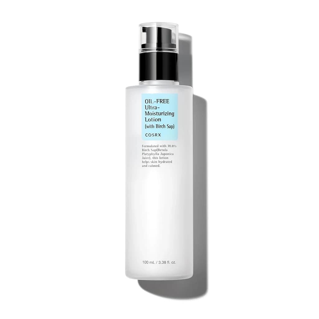 لوسیون مرطوب‌کننده کوزارکس مدل Oil-Free Ultra Moisturizing | آبرسان بدون چربی با عصاره درخت توس برای پوست حساس و چرب — تصویر ۶