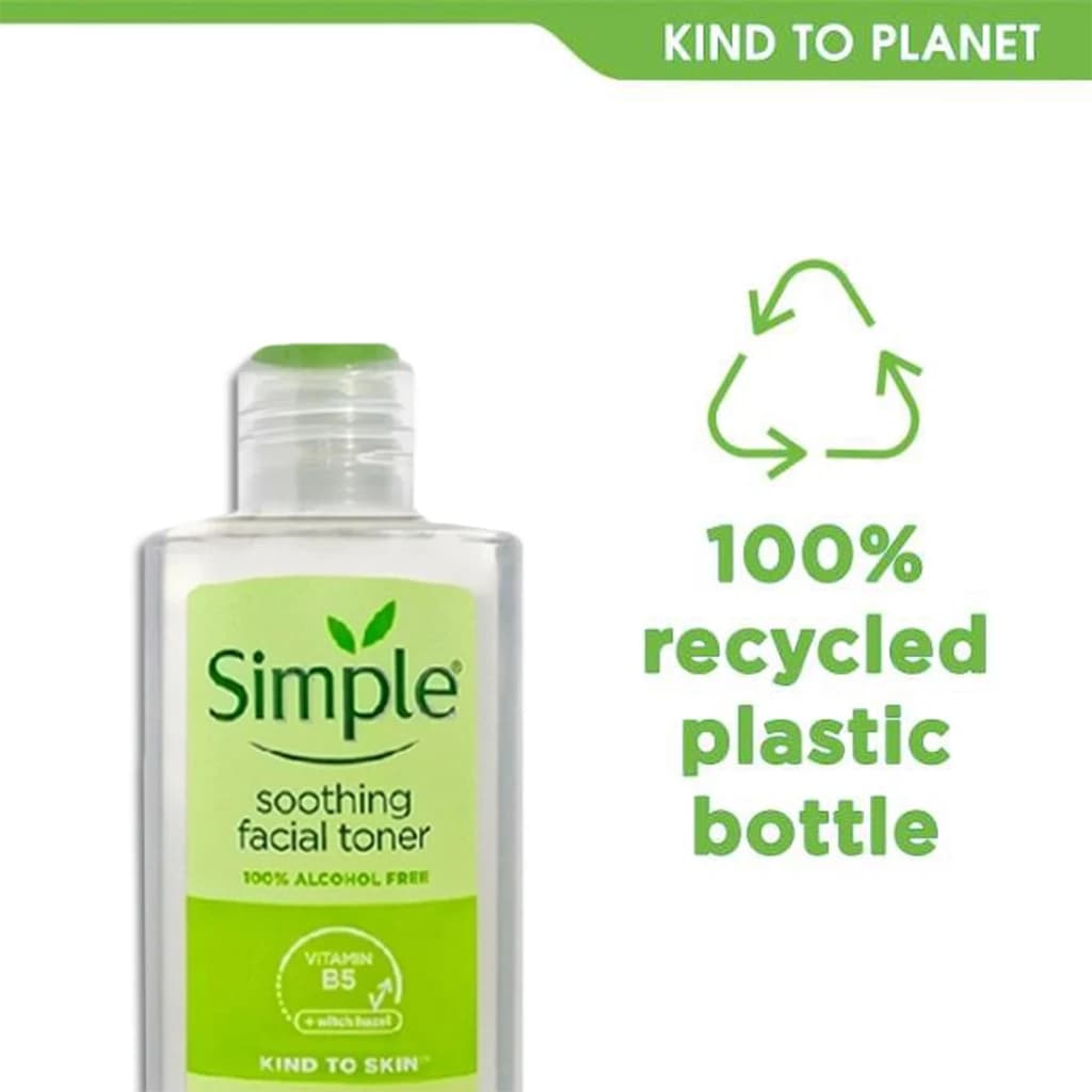 تونر سیمپل مدل Kind to Skin Soothing Facial Toner | تسکیندهنده و آبرسان صورت — تصویر ۸