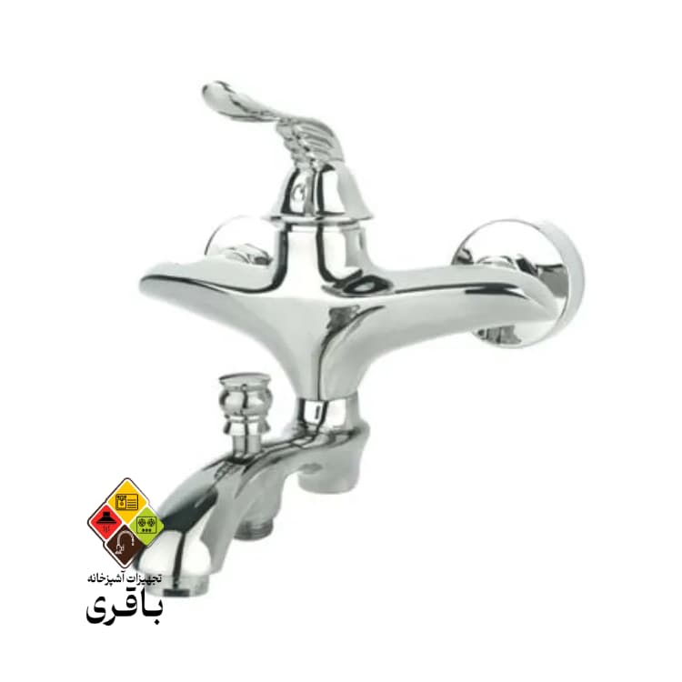 شیر حمام مدل پریمو کروم راسان — تصویر ۴