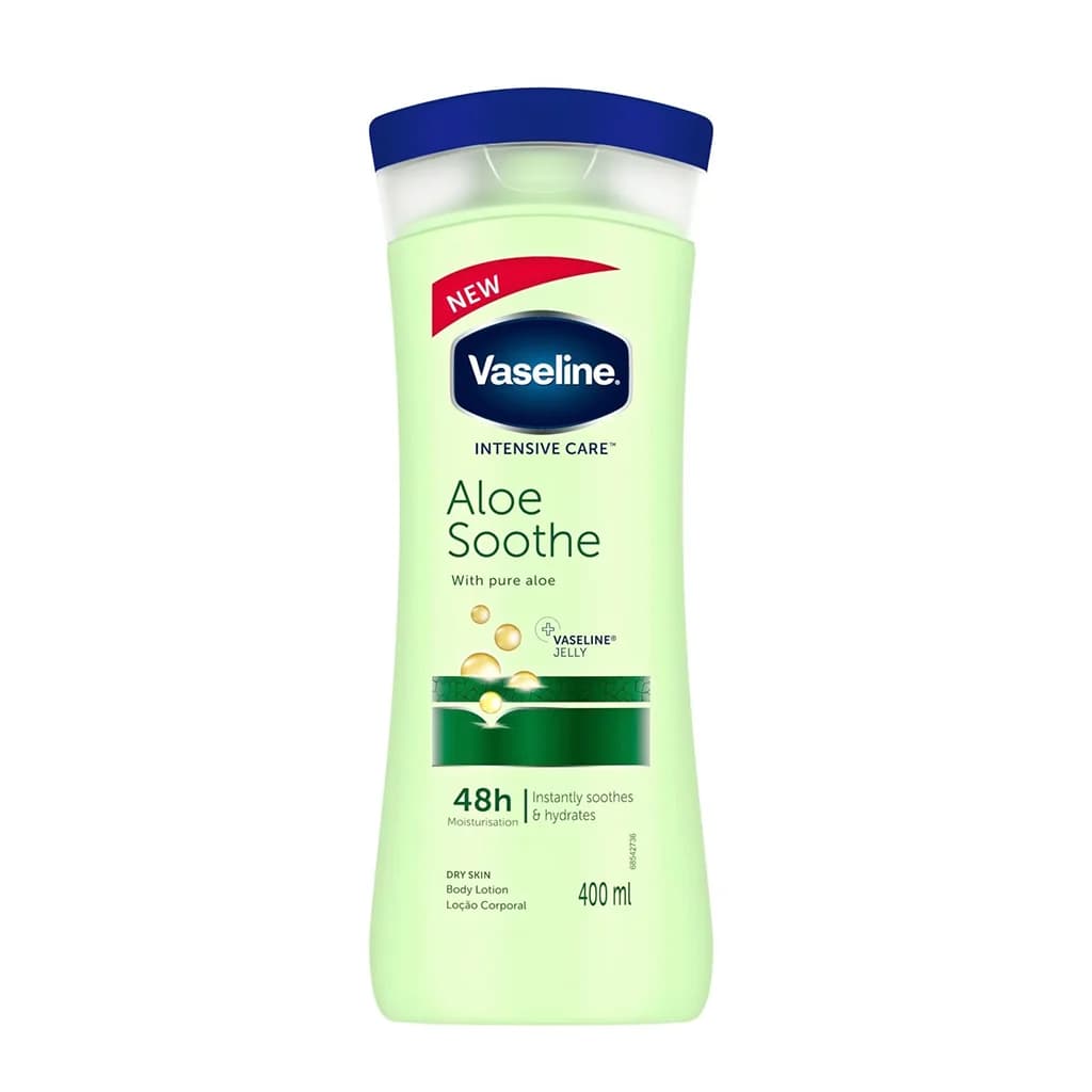 لوسیون بدن آلوئه ورا وازلین Vaseline Aloe Soothe