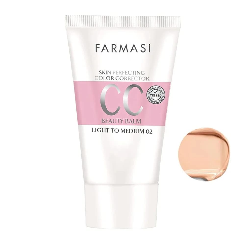 سی سی کرم فارماسی کد FARMASI CC CREAM LIGHT TO MEDIUM 02 — تصویر ۳