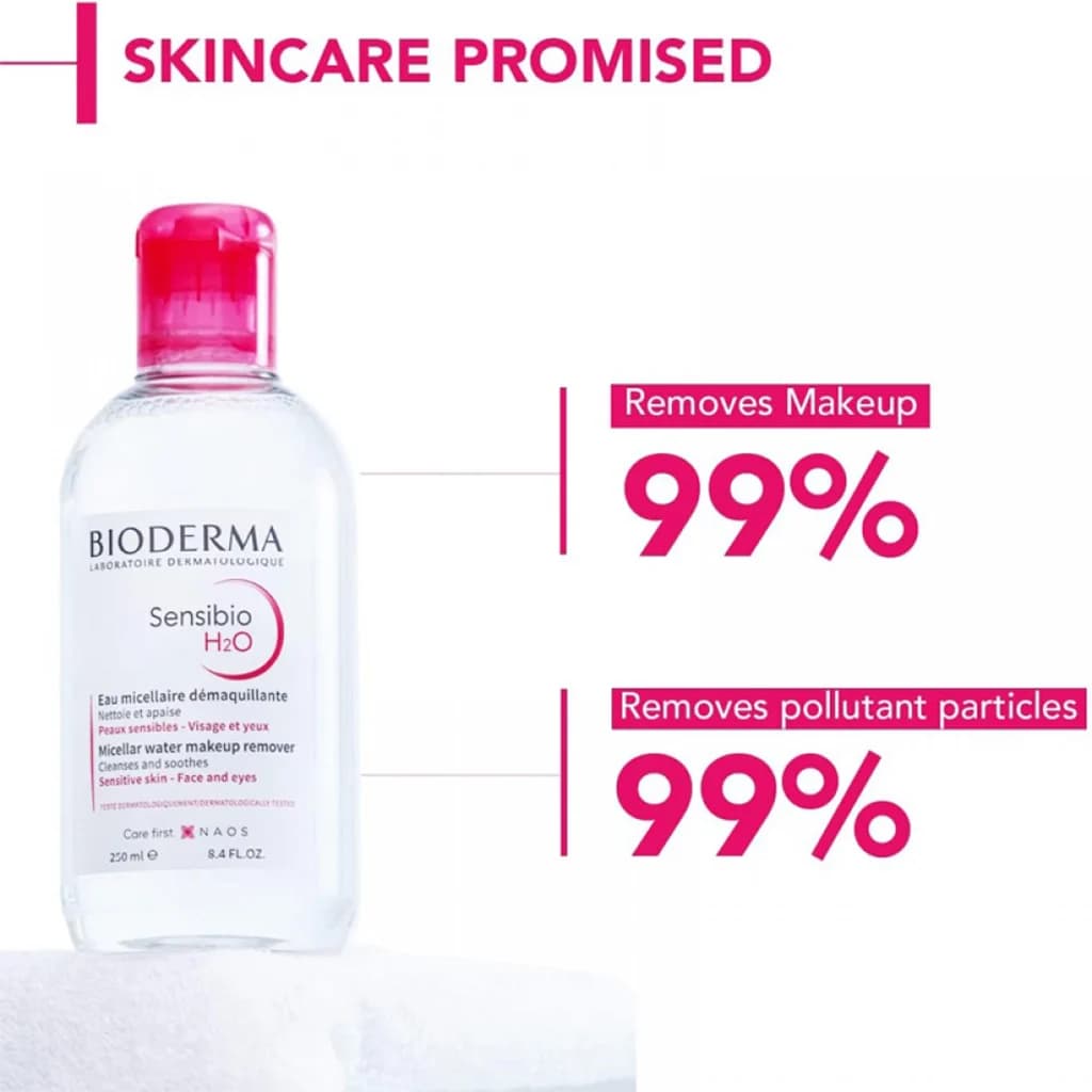میسلار واتر سنسیبیو بایودرما BIODERMA Sensibio H2O Micellar water — تصویر ۳