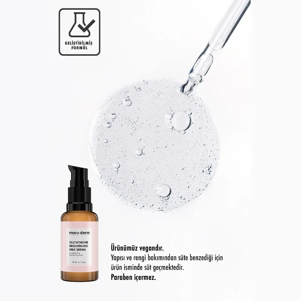 سرم گلوتاتیون روشن کننده شیر مارودرم maru derm GLUTATHIONE BRIGHTENING MILK SERUM — تصویر ۵