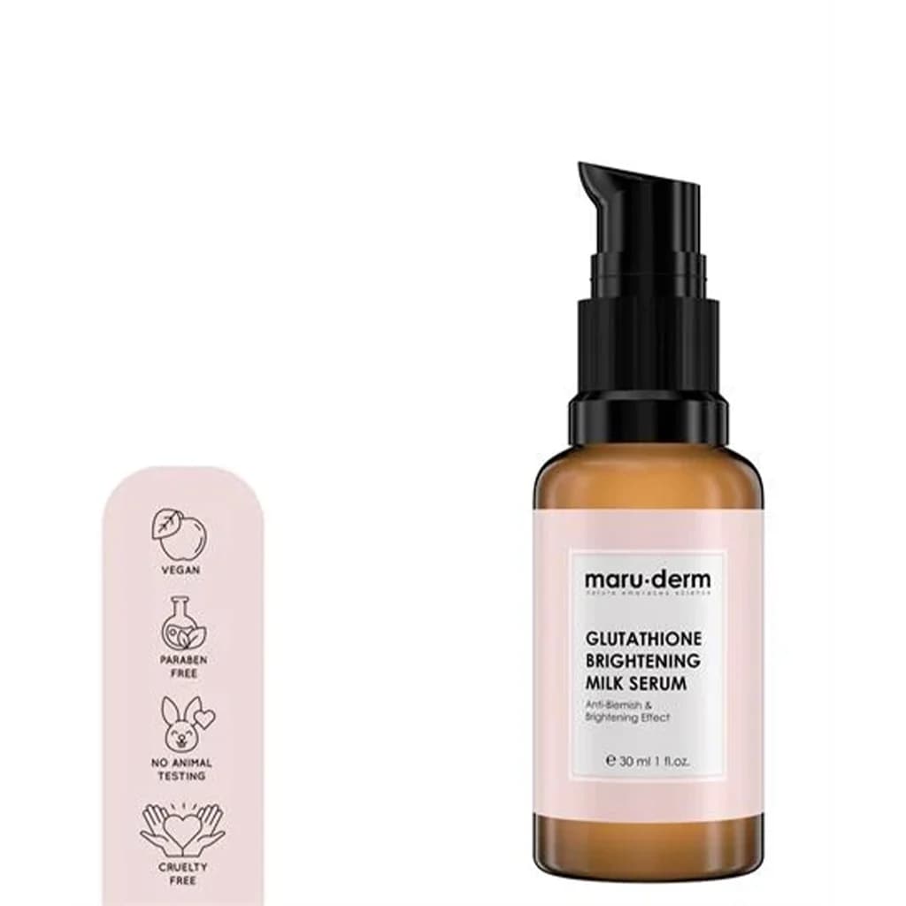 سرم گلوتاتیون روشن کننده شیر مارودرم maru derm GLUTATHIONE BRIGHTENING MILK SERUM — تصویر ۴