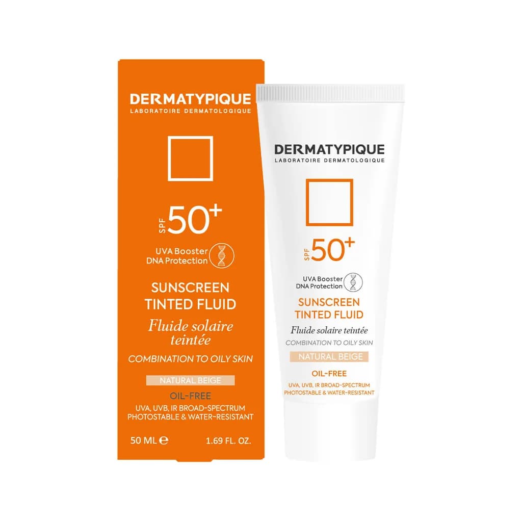 ضد آفتاب فلوئید پوست چرب بژ طبیعی درماتیپیک DERMATYPIQUE — تصویر ۳