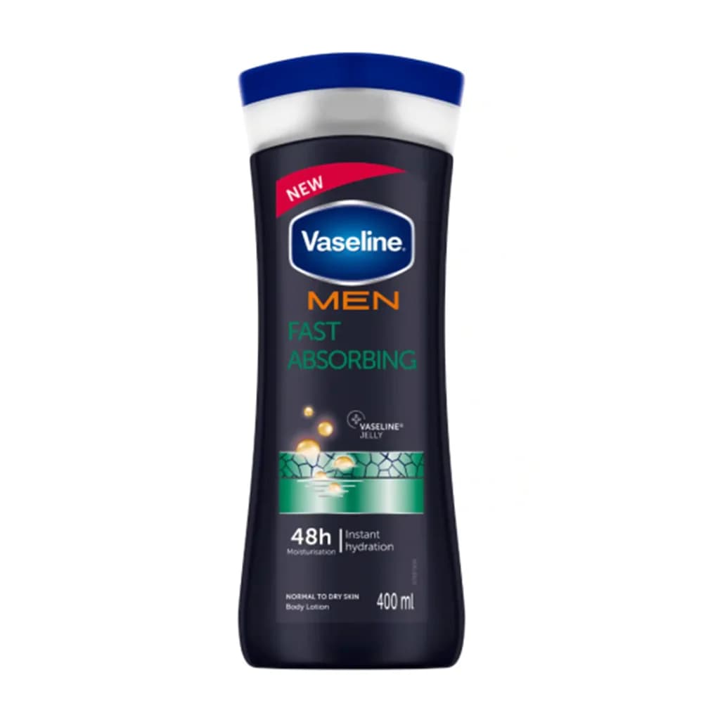 لوسیون بدن وازلین مردانه Vaseline lotion men Fast Absorbing — تصویر ۴