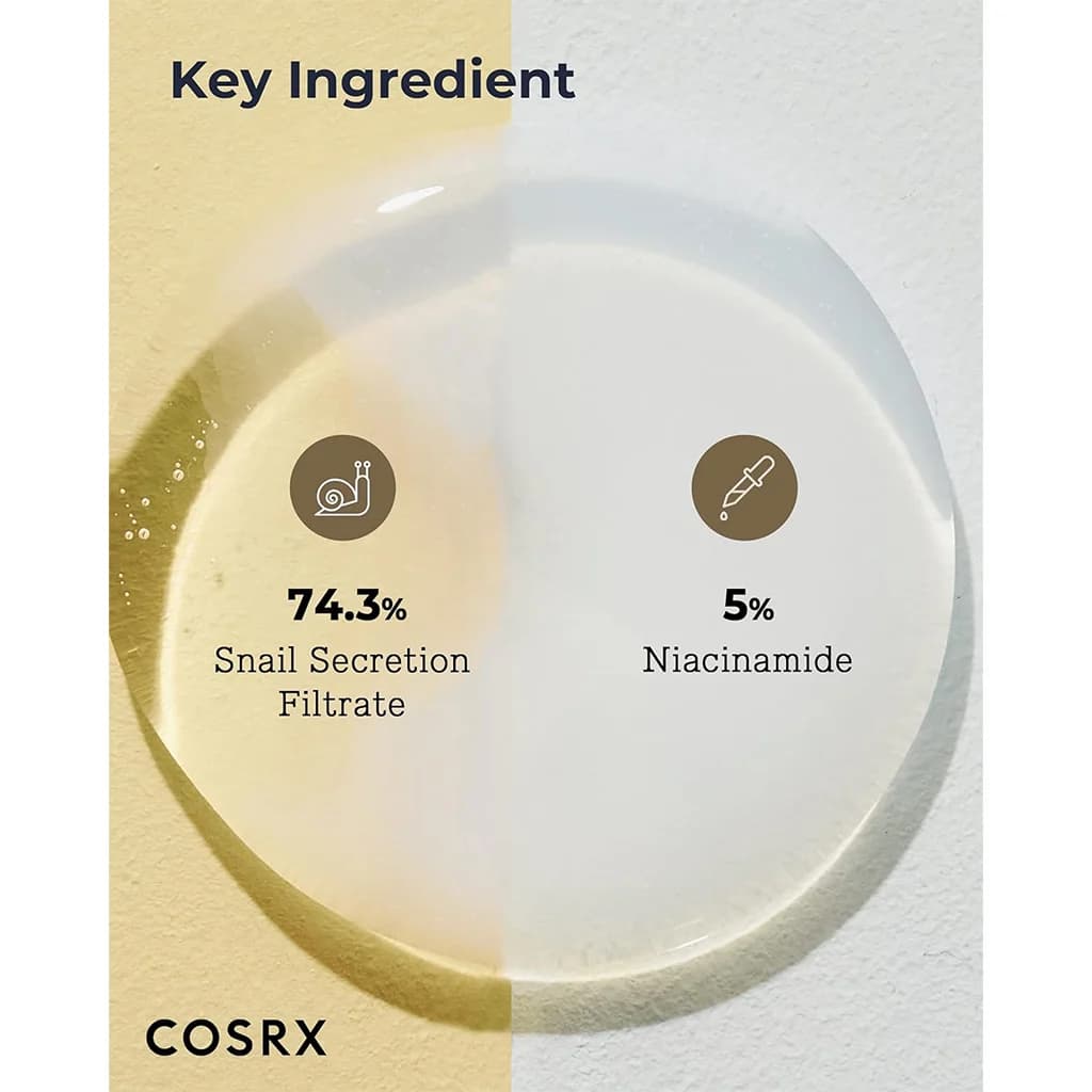 دابل سرم اسنس حلزون کوزارکس COSRX Advanced Snail Radiance Dual Essence — تصویر ۱۰
