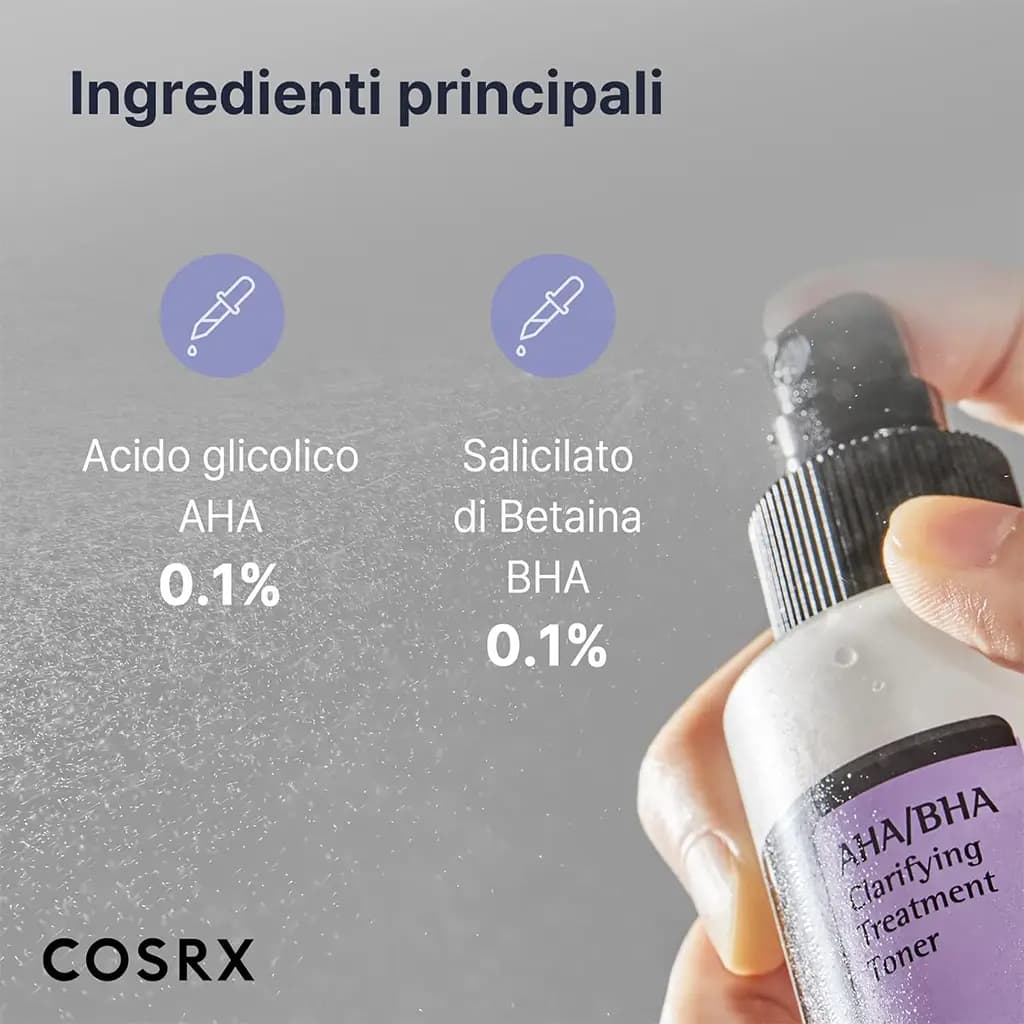 تونر لایه بردار و روشن کننده کوزارکس COSRX AHA BHA Clarifying Treatment Toner — تصویر ۵
