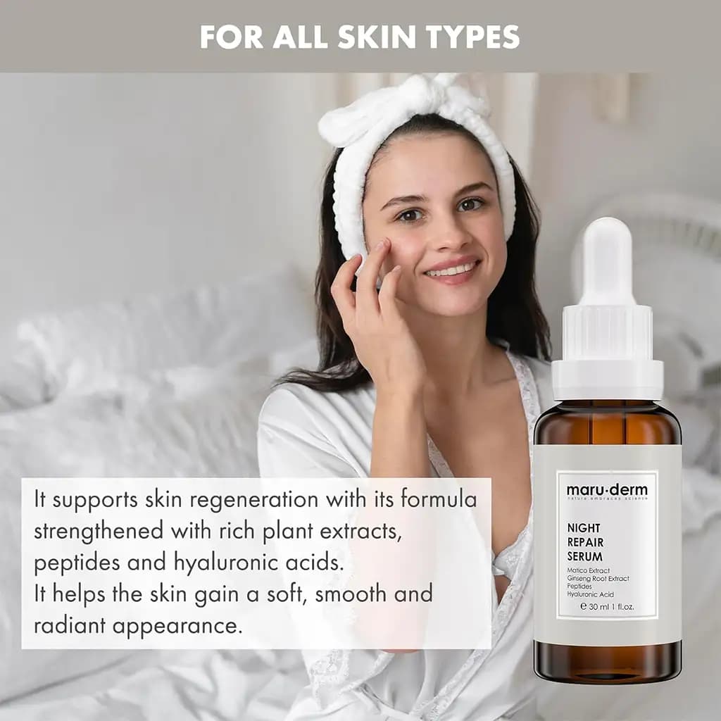سرم ترمیم کننده شب مارودرم maru.derm NIGHT REPAIR SERUM — تصویر ۹