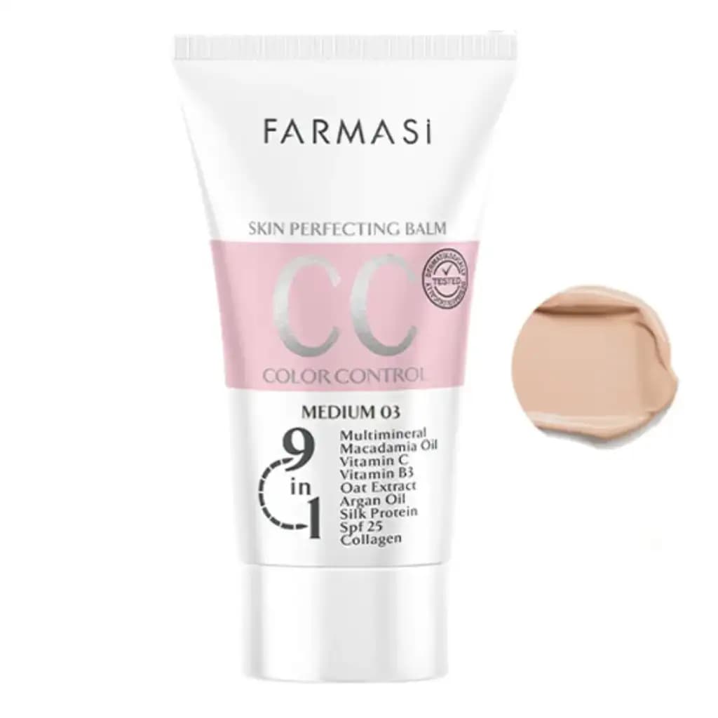 سی سی کرم فارماسی کد FARMASI CC CREAM MEDIUM 03 — تصویر ۳