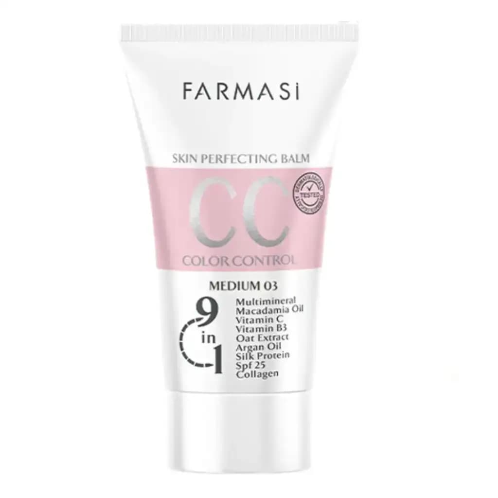 سی سی کرم فارماسی کد FARMASI CC CREAM MEDIUM 03 — تصویر ۲