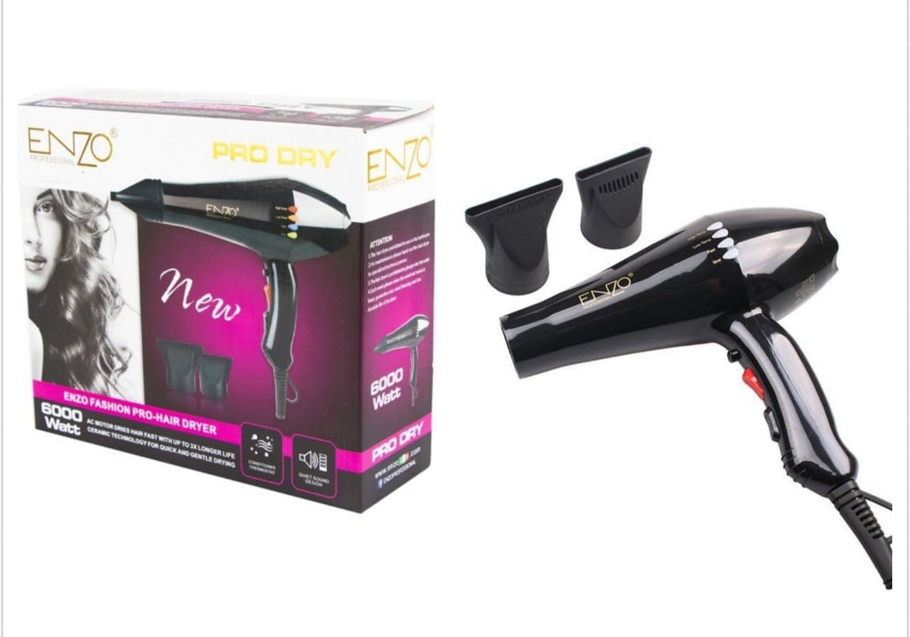 سشوار حرفه ای انزو 6000 وات مدل EN-8860