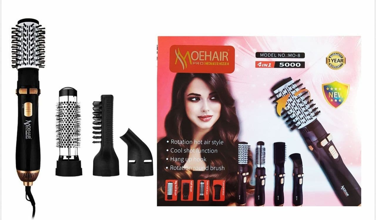 سشوار چرخشی 4 کاره موهایر مدل MO-8