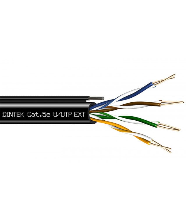 کابل شبکه 305 متر دینتک CAT5e UTP Outdoor
