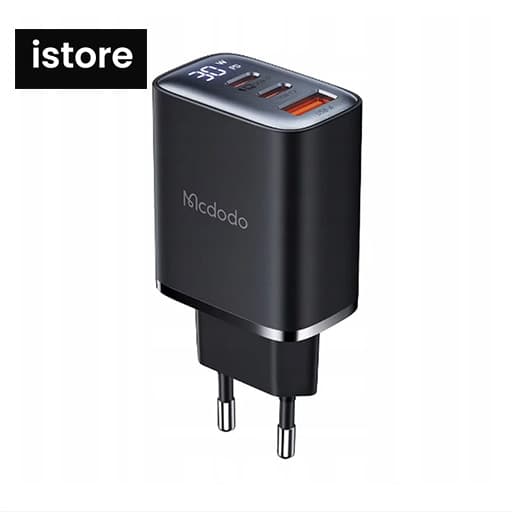شارژر دیواری 30 وات مک دودو مدل CH-2180 با 3 پورت خروجی