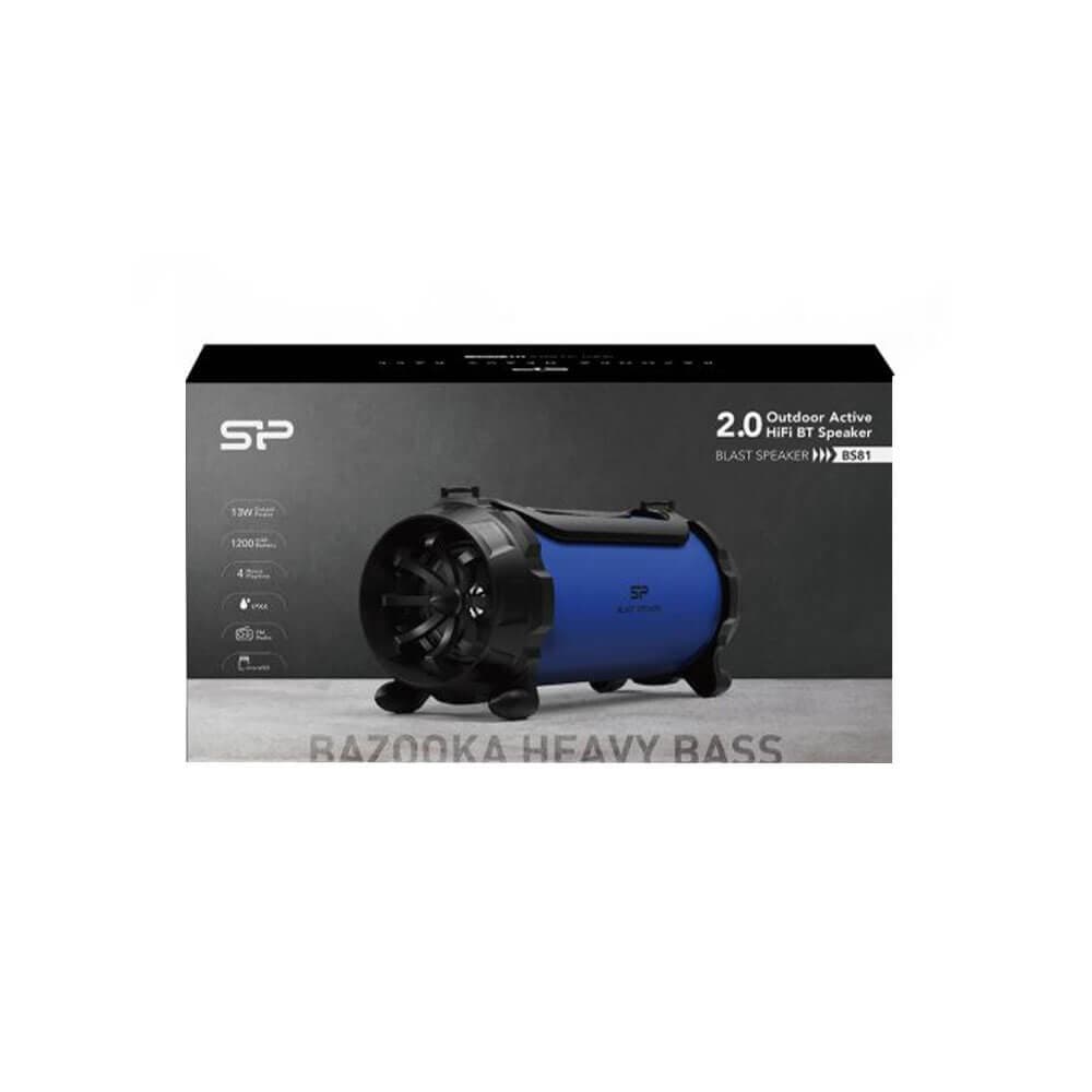 اسپیکر بلوتوثی رم و فلش خور ضد اب گارانتی 1ساله متین Silicon Power BS81