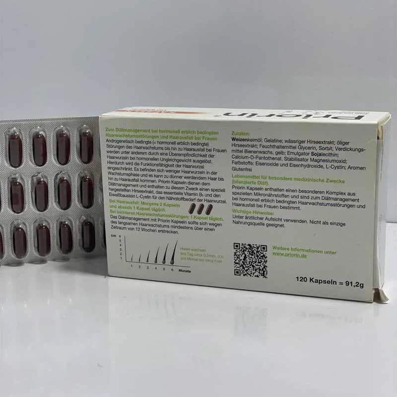 قرص ضد ریزش مو پریورین بایر (Priorin Bayer) — تصویر ۴