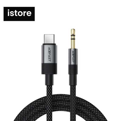 کابل تبدیل AUX به USB-C ایس فست مدل J11 طول 1 متر