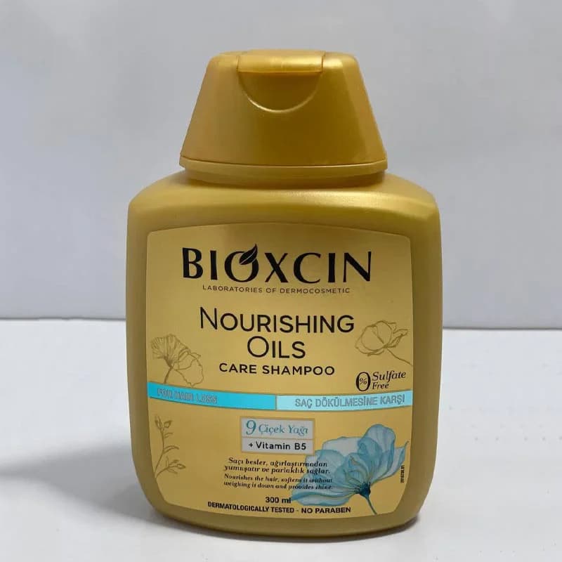 شامپو ضد ریزش و تقویت‌کننده بیوکسین طلایی مدل Nourishing Oils