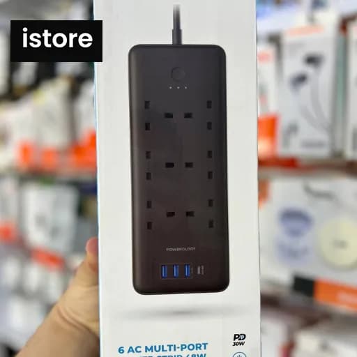 چندراهی برق هوشمند پاورولوژی مدل PWPS48W ظرفیت ۶ عدد سوکت — تصویر ۴