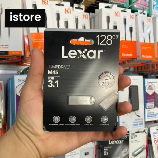 فلش مموری لکسار مدل JumpDrive M45 ظرفیت 128 گیگابایت
