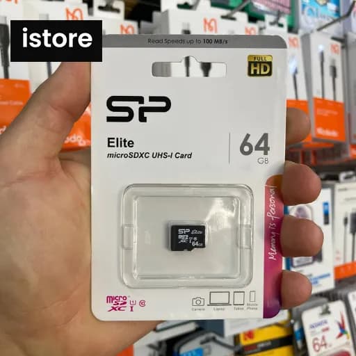 کارت حافظه microSDXC سیلیکون پاور کلاس 10 استاندارد سرعت 100MBps ظرفیت 64 گیگابایت — تصویر ۵