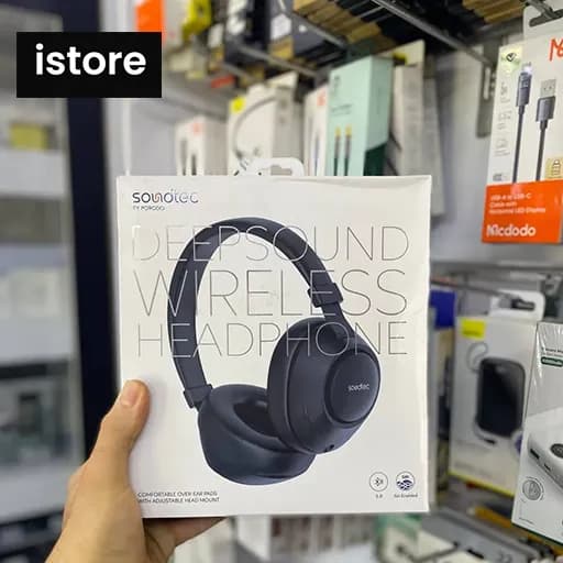 هدفون پرودو Porodo soundtec deepsound headphone — تصویر ۲