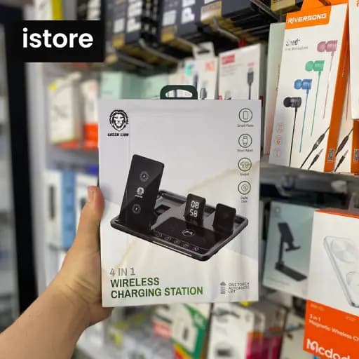 شارژر بی‌سیم 4 در 1 گرین لاین RM0329 — تصویر ۵
