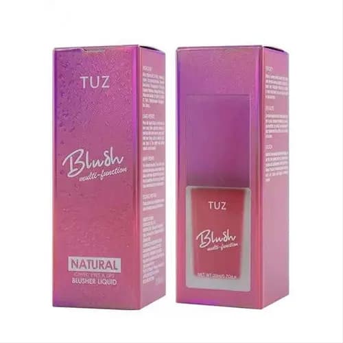 پک 12 عددی رژگونه مایع پمپی توز TUZ blush حجم 20 میل