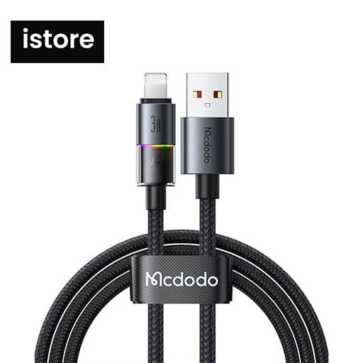 کابل لایتنینگ مک دودو Mcdodo مدل CA-8170 طول 1.2 متر (کنفی و فست شارژ)