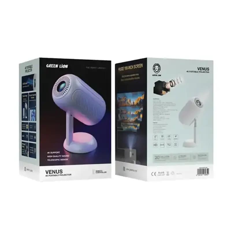 ویدئو پروژکتور قابل حمل گرین لاین مدل Green Lion 4K VENUS — تصویر ۷