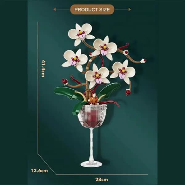 لگو گل ارکیده در جام مدل Orchid in Goblet آیتم 3012 — تصویر ۵