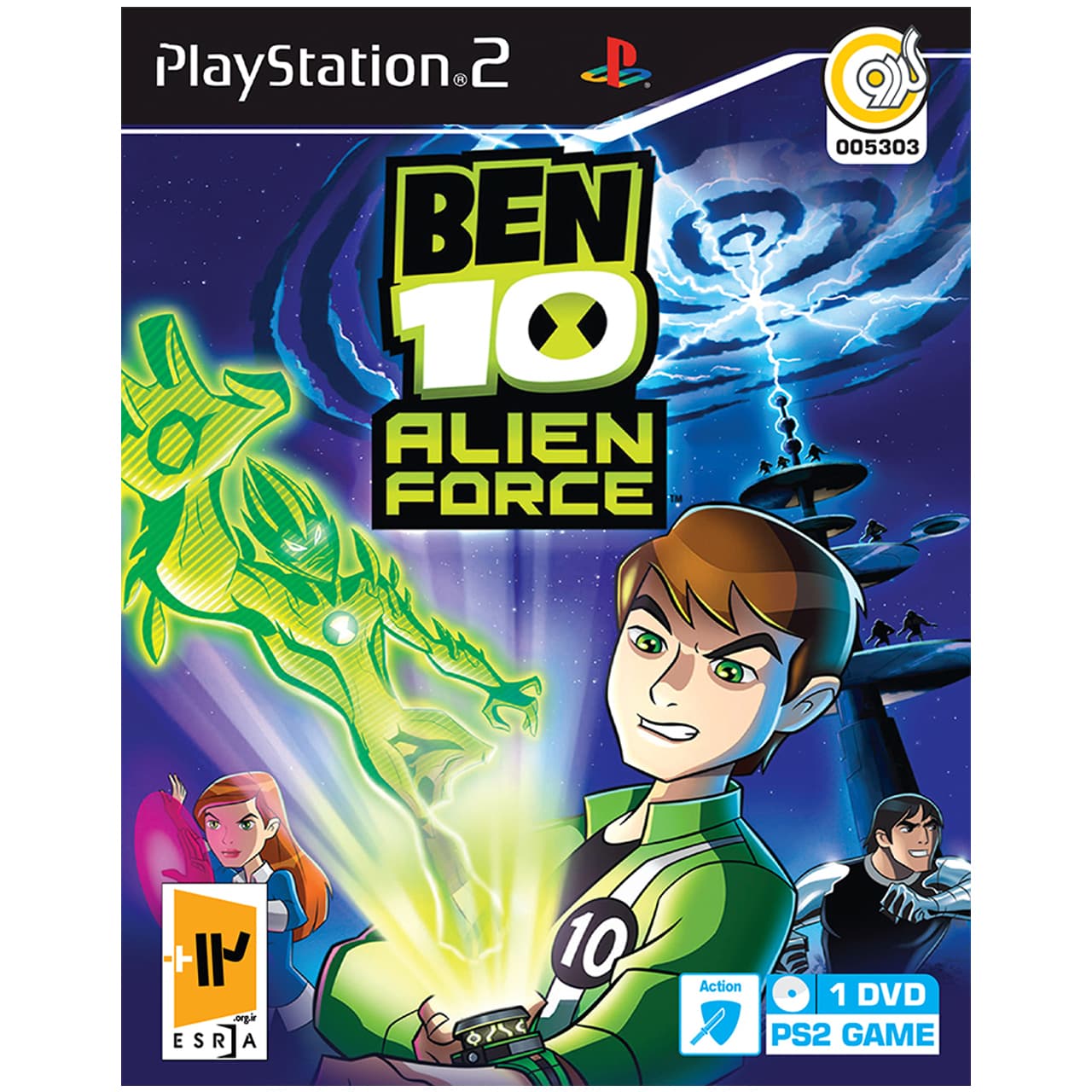بازی گردو BEN 10 Alien Force مخصوص PS2 — تصویر ۲