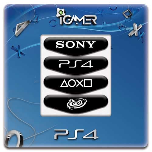 برچسب لایت بار دسته پلی استیشن ۴ طرح PS4 — تصویر ۳
