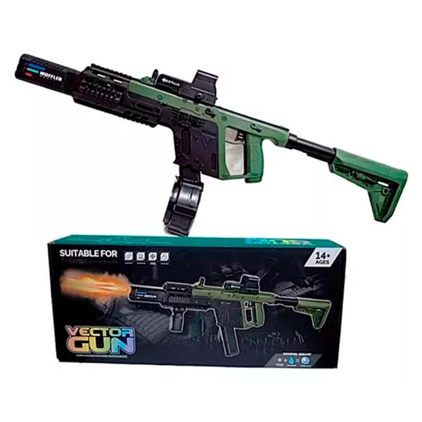 تفنگ و مسلسل ساچمه ای تیر ژله ای و رگباری VECTOR GUN F931B — تصویر ۵