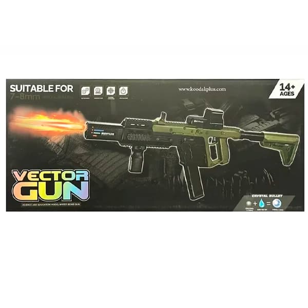 تفنگ و مسلسل ساچمه ای تیر ژله ای و رگباری VECTOR GUN F931B