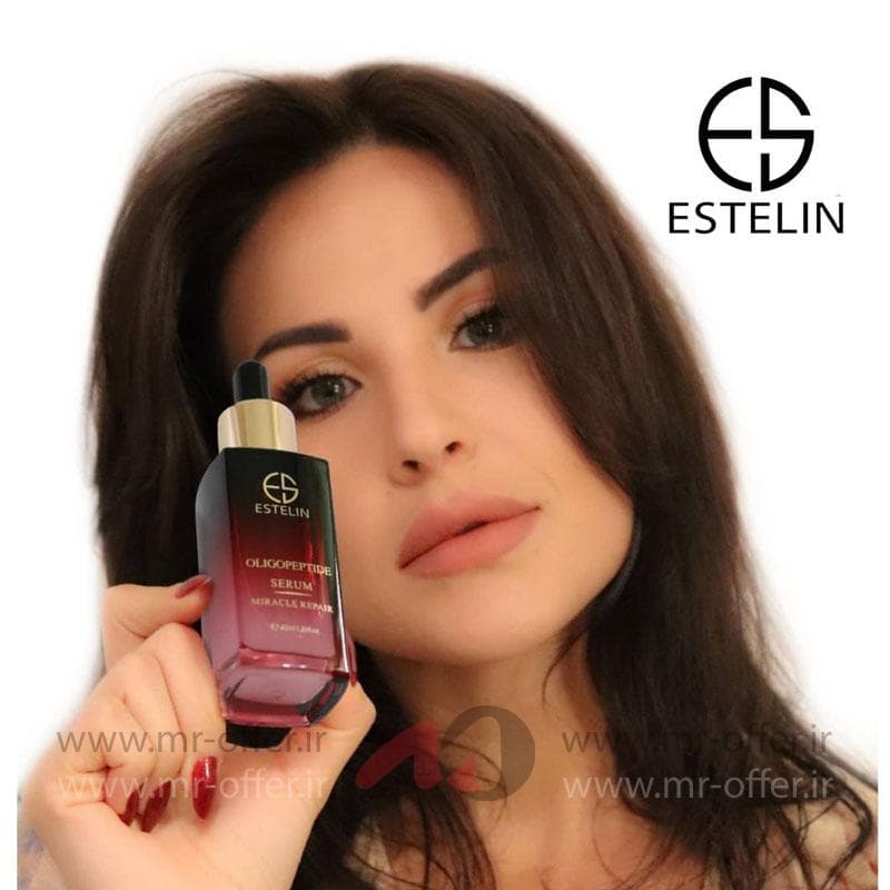 سرم صورت اولیگوپپتاید خالص ضدچروک استلین 40میل ESTELIN Oligopeptide Face Serum — تصویر ۱۲