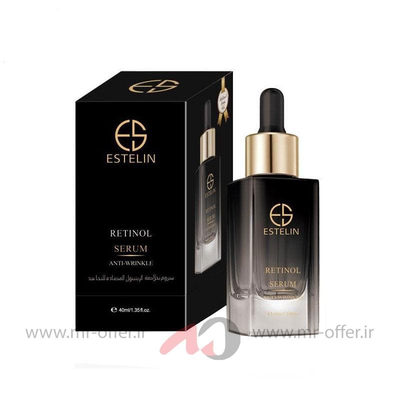 سرم رتینول خالص استلین اورجینال40میل ESTELIN Retinol Serum — تصویر ۱۰