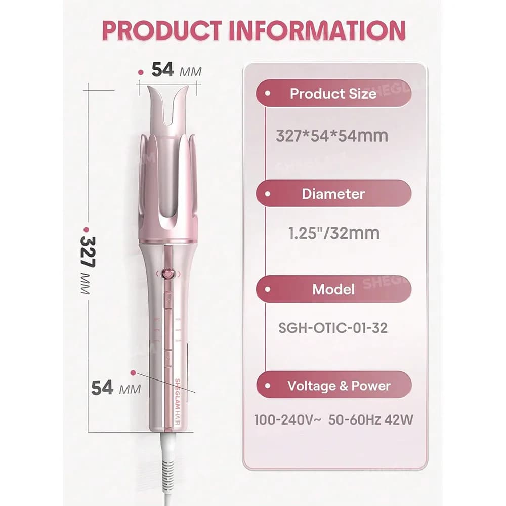 حالت دهنده مو شیگلم مدل SGH-OTIC-01-25-cc — تصویر ۹