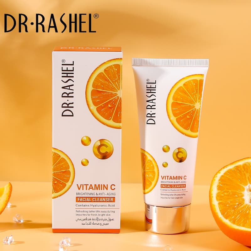 شوینده صورت ویتامین سی دکتر راشل اورجینال 80گرم DR·RASHEL Vitamin C Facial Cleanser — تصویر ۱۲