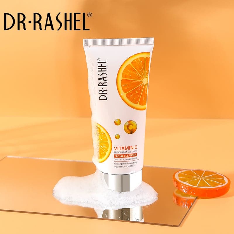 شوینده صورت ویتامین سی دکتر راشل اورجینال 80گرم DR·RASHEL Vitamin C Facial Cleanser — تصویر ۶