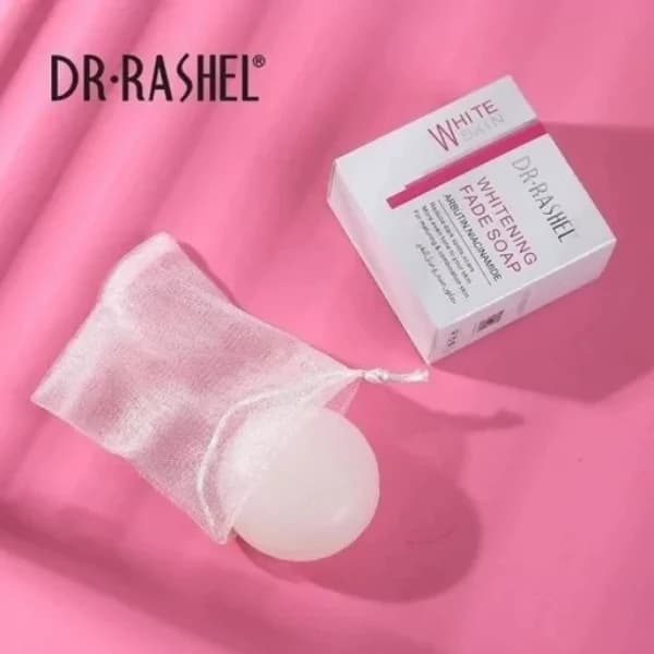 صابون نیاسینامید و آربوتین دکترراشل ضد لک اورجینال 100گرم DR.RASHEL Whitening Fade Soap Arbutin،Niacinamide — تصویر ۱۰