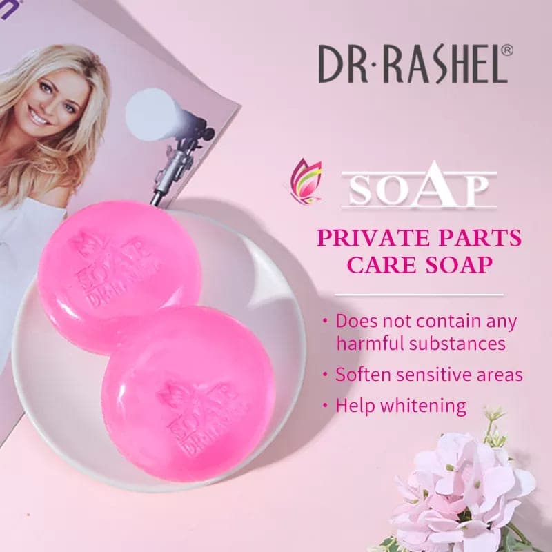 صابون سفیدکننده واژن دکتر راشل اورجینال 100گرم DR.RASHEL Whitening Soap For Sensitive Areas — تصویر ۱۲